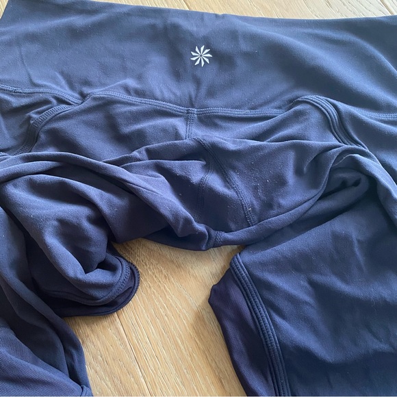 Athleta Navy Mesh Ankle Leggings - Picture 8 of 10